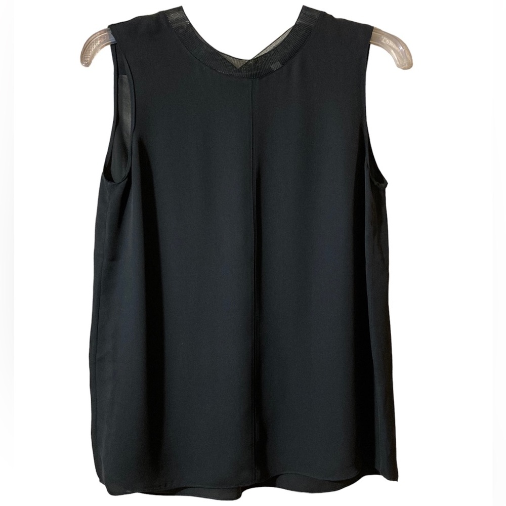 VINCE Sleeveless Top Black Size Small